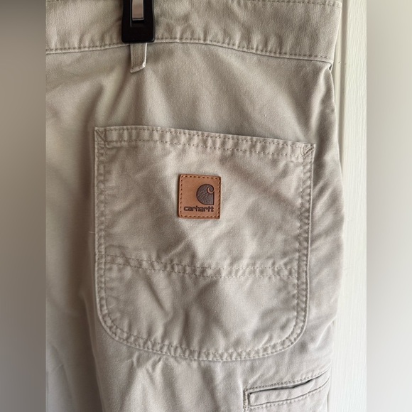 Carhartt Original Fit Carpenter Shorts- Khaki - Picture 12 of 12
